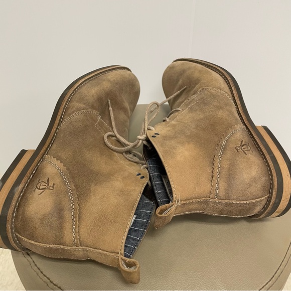 ORIGINAL PENGUIN MONTY LEATHER CHUKKA BOOTS SZ 8.5 MENS